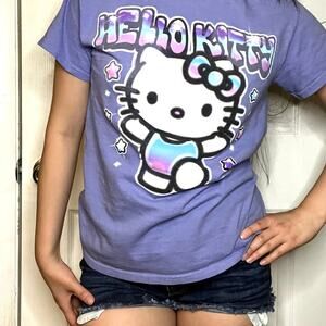 Hello Kitty Y2K Pastel Kidcore T-Shirt